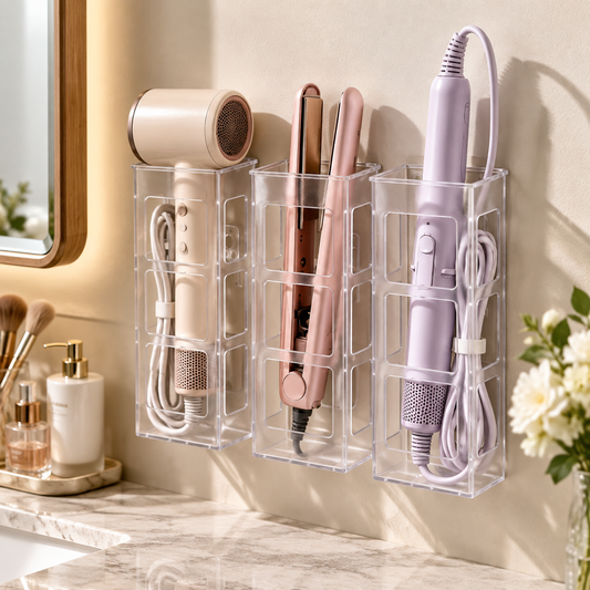 💇 Wall-Mounted Curling Iron Holder