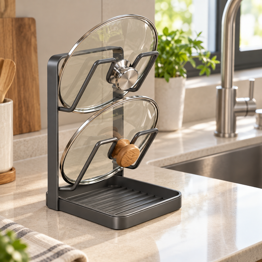 🍳 Vertical Lid Organizer