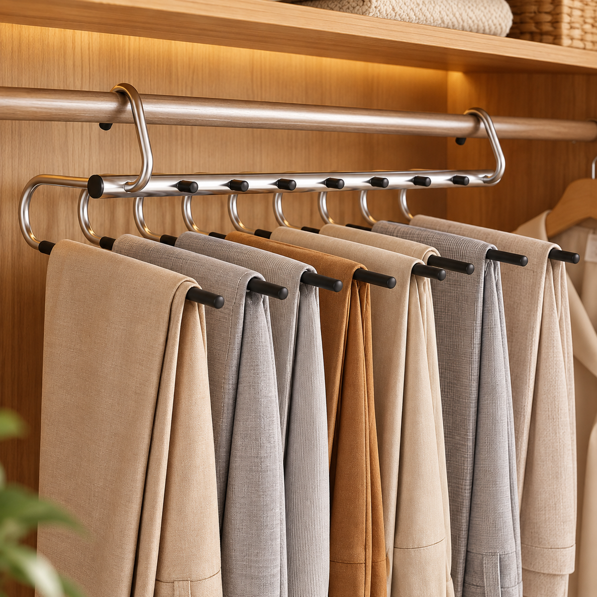 👖 Multi-Tier Pants Hanger