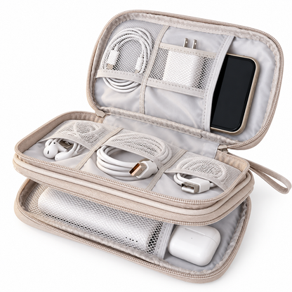 🔌 Desktop Cable Organizer Bag