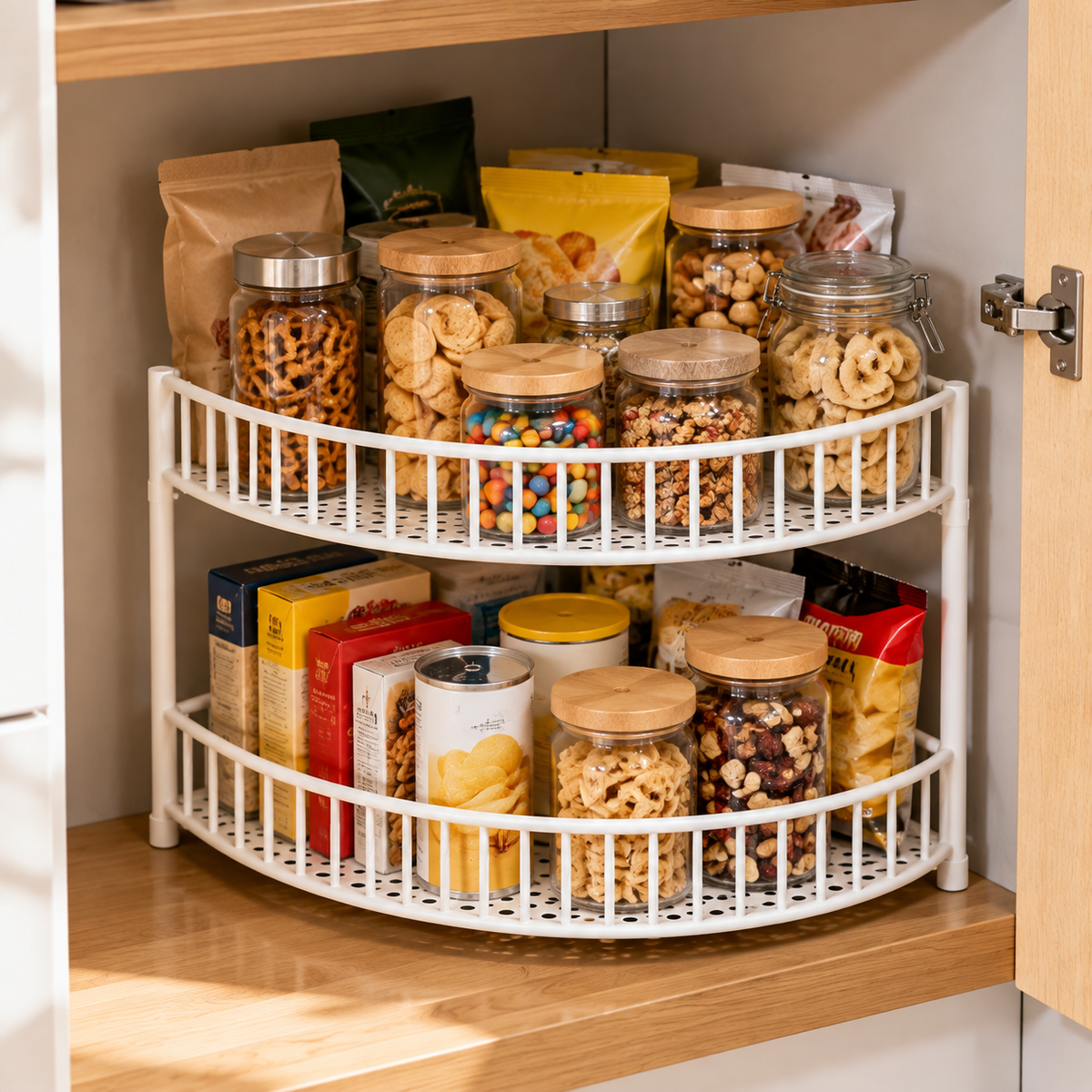 🧺 2-Tier Corner Storage Rack