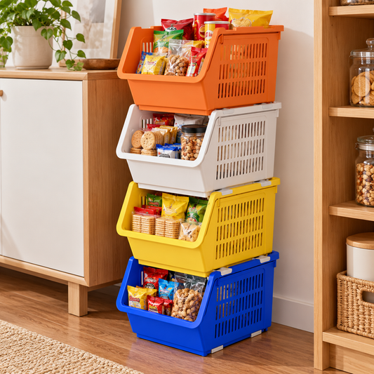 🧺 Stackable Storage Baskets