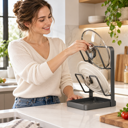 🍳 Vertical Lid Organizer