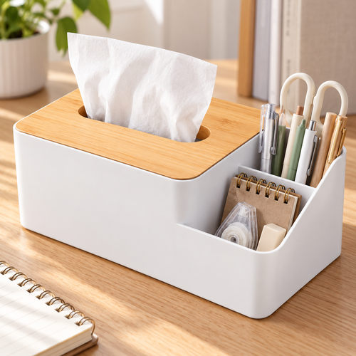🧻 Tissue & Remote Organizer