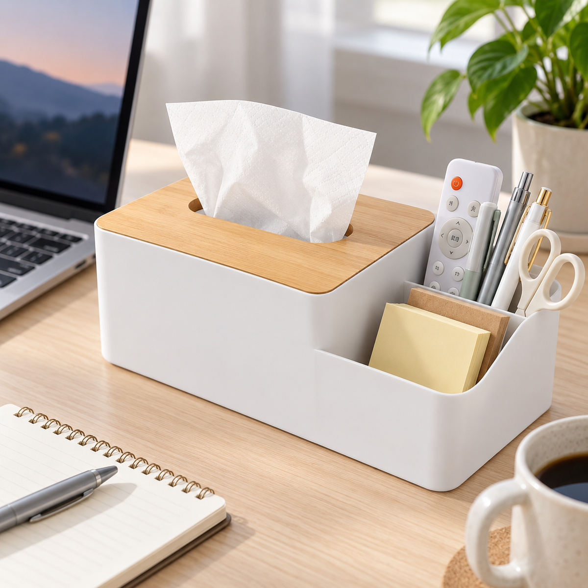 🧻 Tissue & Remote Organizer