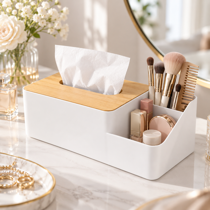 🧻 Tissue & Remote Organizer