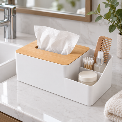🧻 Tissue & Remote Organizer