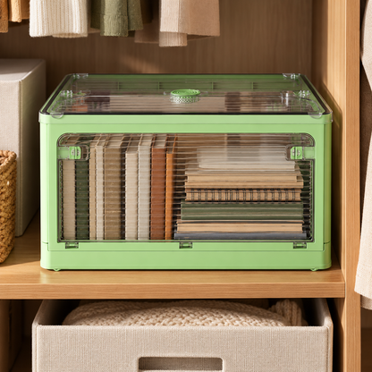 📚 Foldable Book Storage Bin
