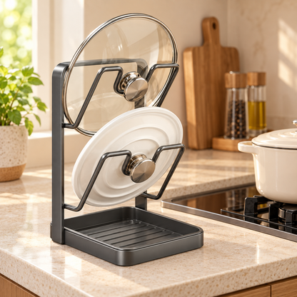 🍳 Vertical Lid Organizer