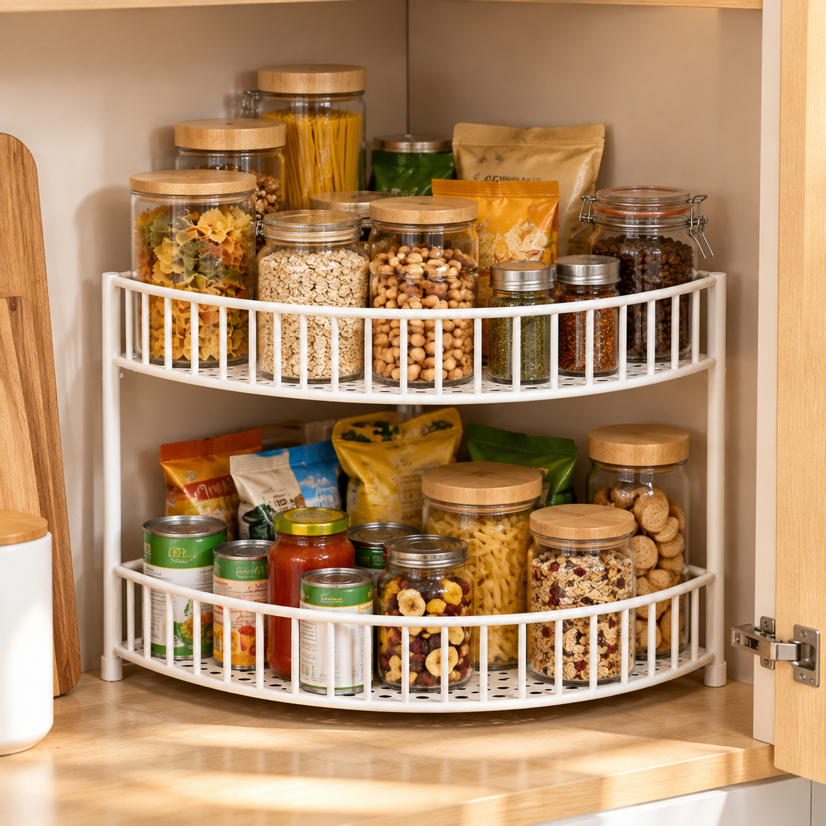 🧺 2-Tier Corner Storage Rack