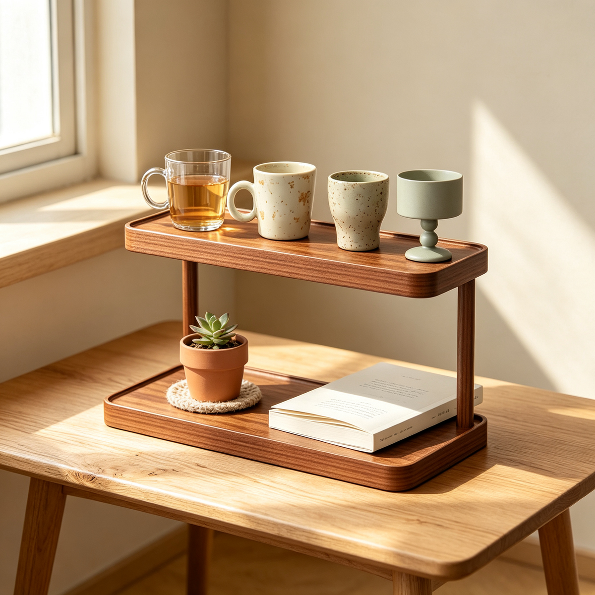 ☕ 2-Tier Cup Organizer