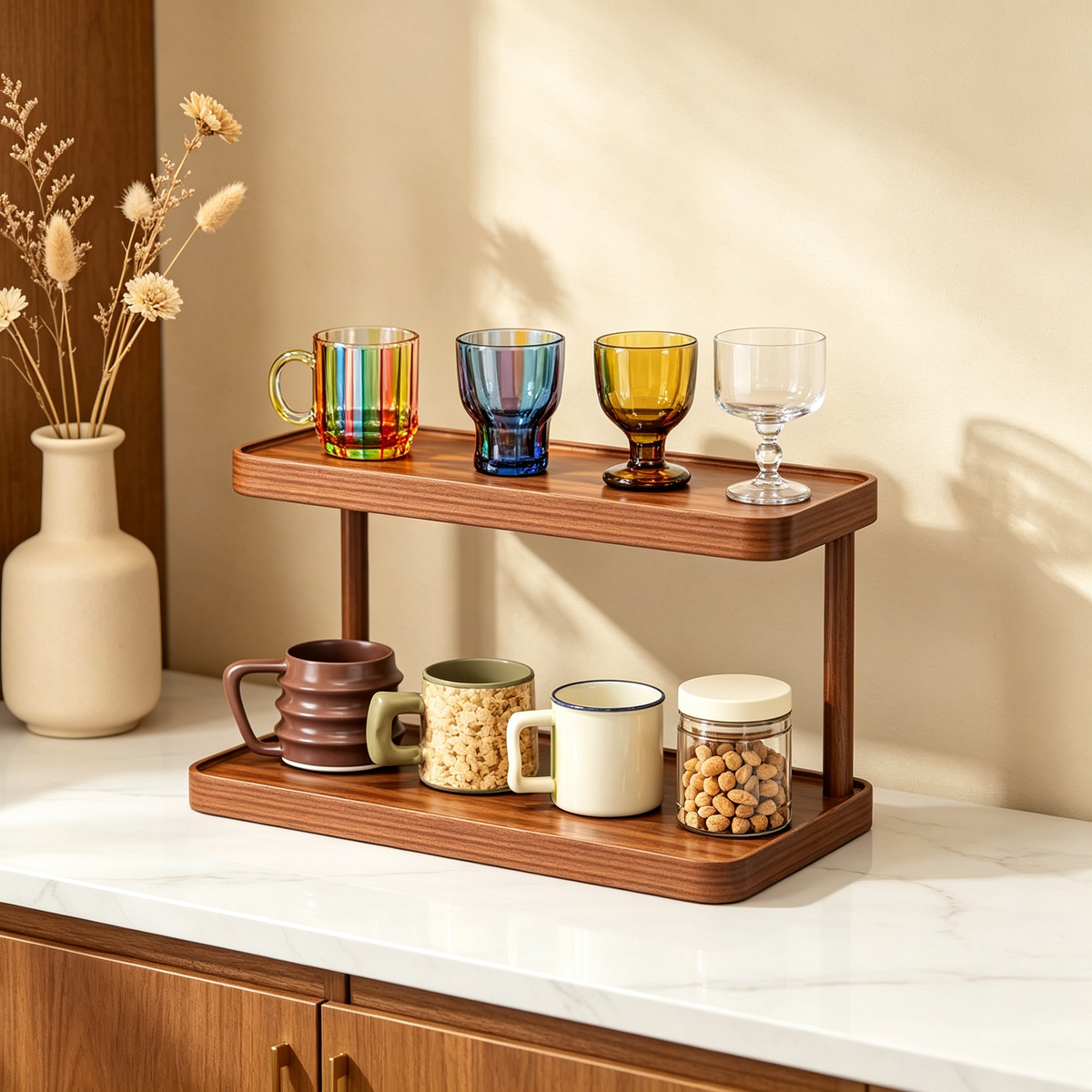 ☕ 2-Tier Cup Organizer
