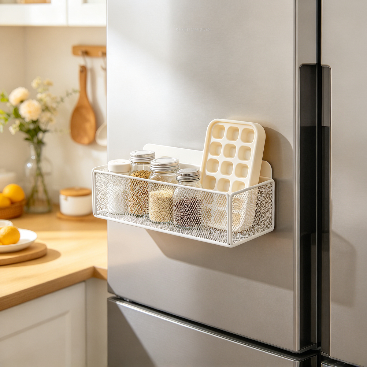 🧲 Magnetic Fridge Storage Bin