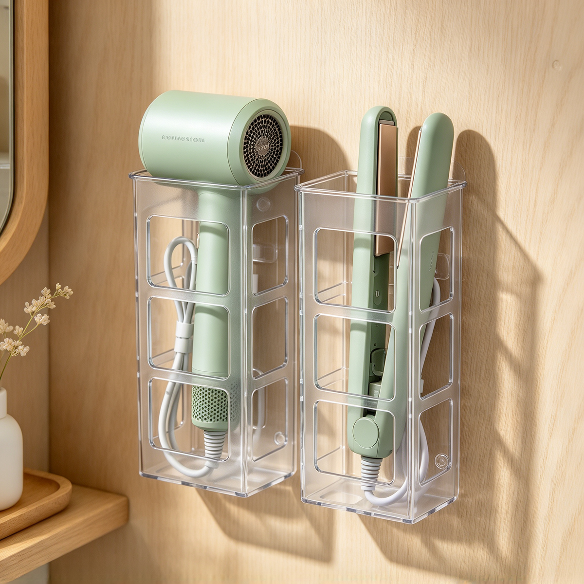 💇 Wall-Mounted Curling Iron Holder