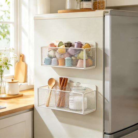 🧲 Magnetic Fridge Storage Bin
