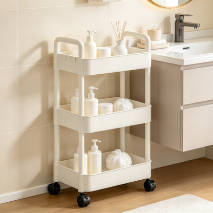 🛒 3-Tier Rolling Storage Cart