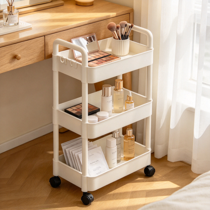 🛒 3-Tier Rolling Storage Cart