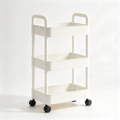 🛒 3-Tier Rolling Storage Cart